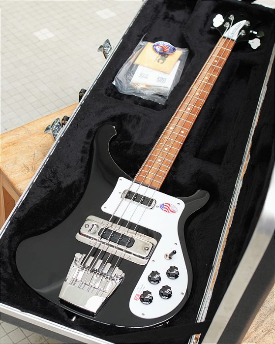 Rickenbacker 4003S Mono Jetglo (JG) black 2025 com case original