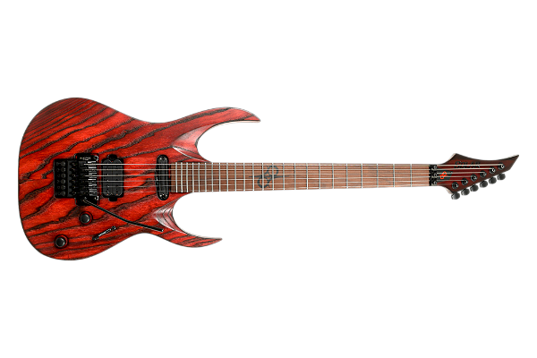 (Chop Shop) Guitarra elétrica 6c Solar AB1.6FR Pyro Rojo hardcase IW24080635