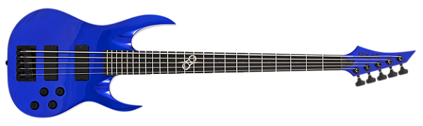 Contrabaixo elétrico 5 cordas Solar modelo AB2.5MBL Metallic Blue