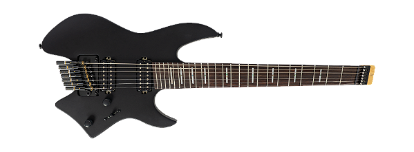 Guitarra elétrica 7c Sire Larry Carlton X6 Headless Black Satin