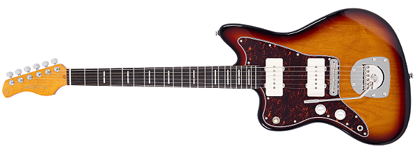 Guitarra elétrica 6c Sire Larry Carlton J5 Canhota 3Tone Sunburst