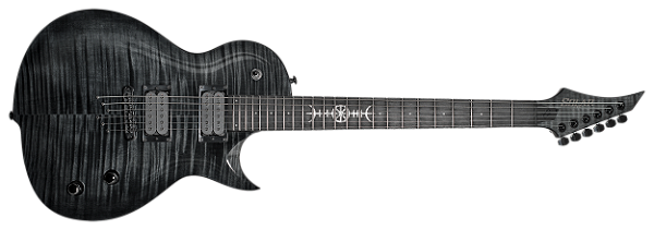 Guitarra elétrica 6 cordas Solar GC1.6 Killertone Flame Black Gloss