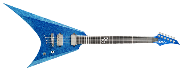 Guitarra elétrica 6 cordas Solar VAR1.6TBS Borealis Blue Sky Gloss