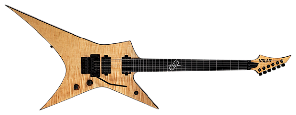 Guitarra elétrica 6 cordas Solar XF1.6FRFN Natural Floyd Rose