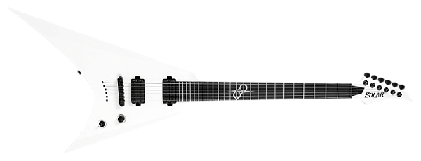 Guitarra elétrica 6 cordas Solar VAR2.6W White Matte