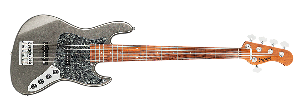 Sadowsky MetroExpress 5c Vintage J/J Bass Morado Solid Silver