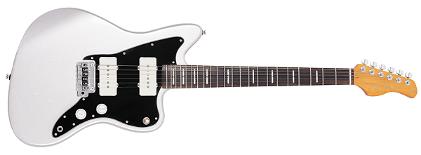 Guitarra elétrica 6c Sire Larry Carlton J3 Silver