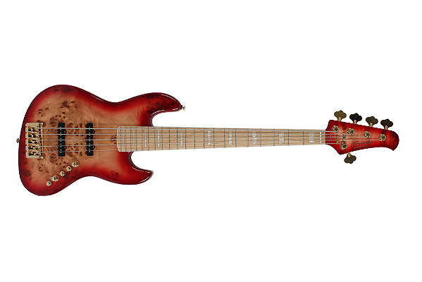 Swing guitars Jazz Deluxe 5c American Alder Red Burst