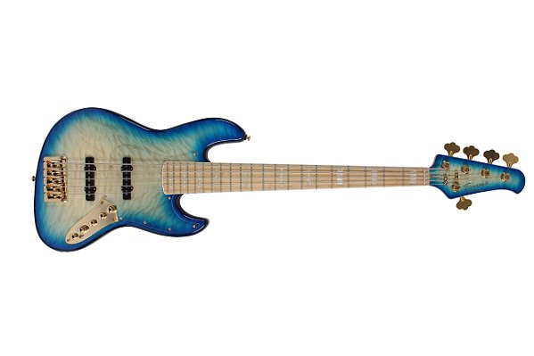 Swing guitars Jazz Deluxe 5c American Alder Aqua Burst