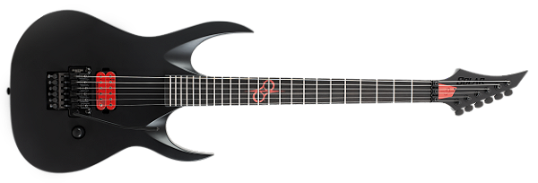 Guitarra elétrica 6 cordas Solar A1.61FR Assassin Carbon Black (Outlet)