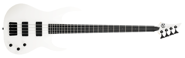 Contrabaixo 4 Cordas S by Solar AB4.4W Branco fosco (Outlet)