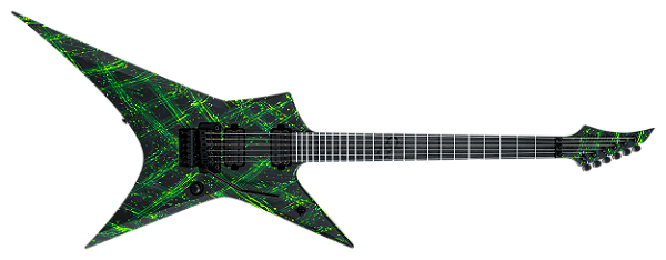 Guitarra elétrica 6 cordas Solar X1.6FRCLN Canibalismo