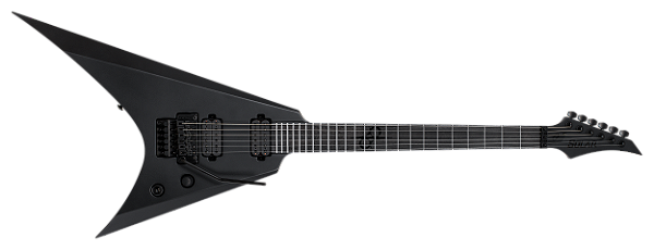 Guitarra elétrica 6 cordas Solar VAR1.6FR SVART+ Carbon Black Matte