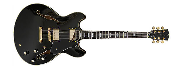 Guitarra elétrica 6c Sire Larry Carlton H7 Black Gold