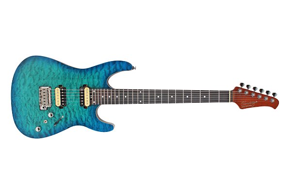 Guitarra 6 cordas Swing guitars Modern Player HH American Alder Aqua Indonésia
