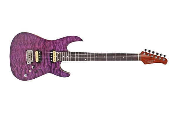 Guitarra 6 cordas Swing guitars Modern Player HH American Alder Purple Indonésia