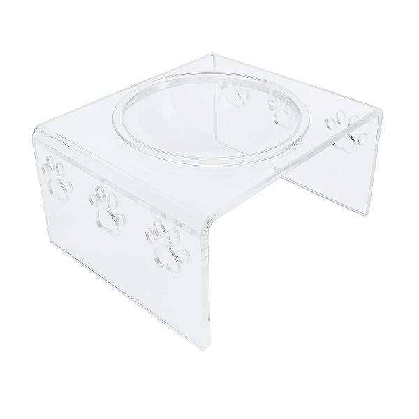 Comedouro Acripet House Simples M 425ml Acrílico 23cm