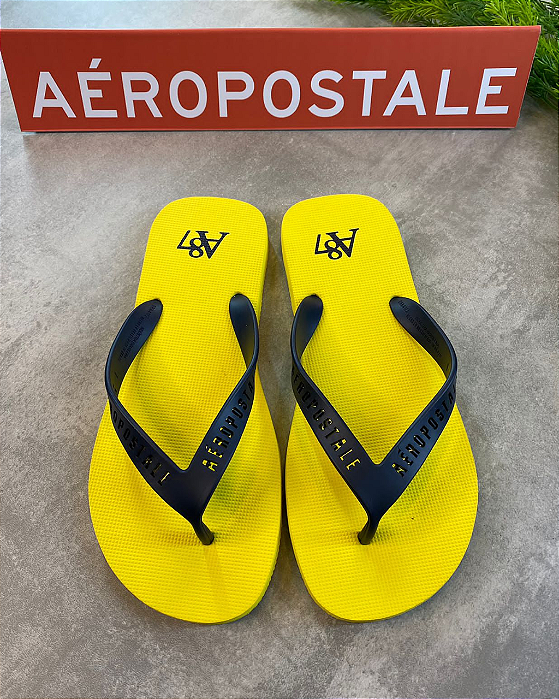 Chinelo Amarelo A87 Aeropostale