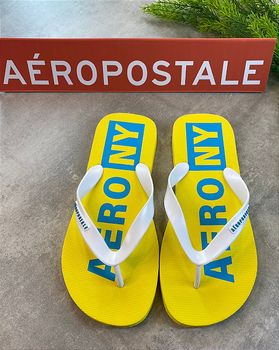 Chinelo Amarelo NY Aeropostale