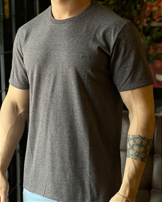 Camiseta Slim Cinza Ogochi