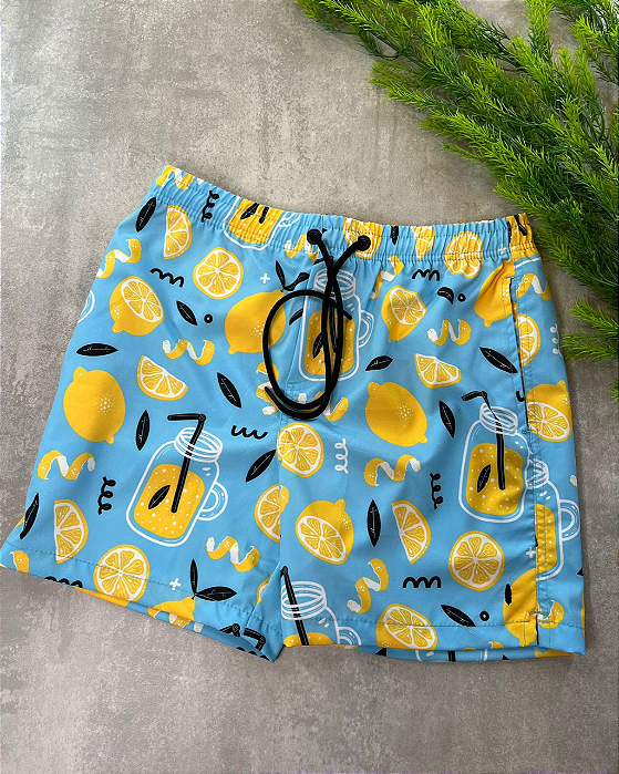 Shorts Swim Limonade Red Feather