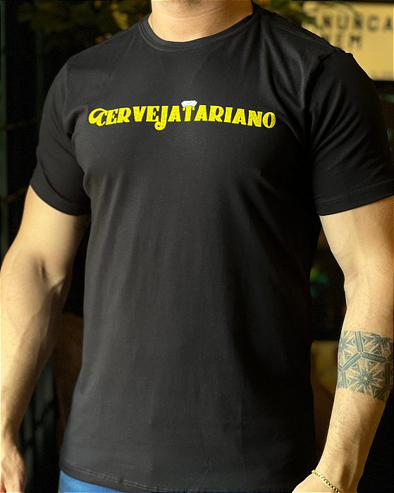 Camiseta Cervejetariano Red Feather