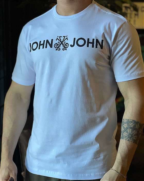 Camiseta Estampada Branca John John