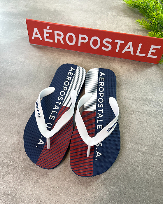 Chinelo Azul Marinho Aeropostale