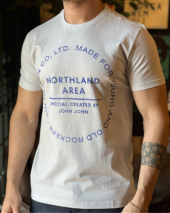 Camiseta Northland Cinza Claro John John