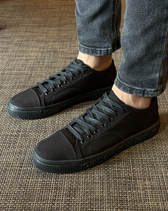 Tenis New Heaven Canvas Preto John John