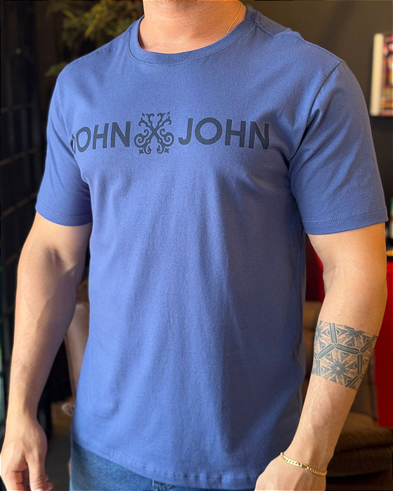 Camiseta Basic Azul John John