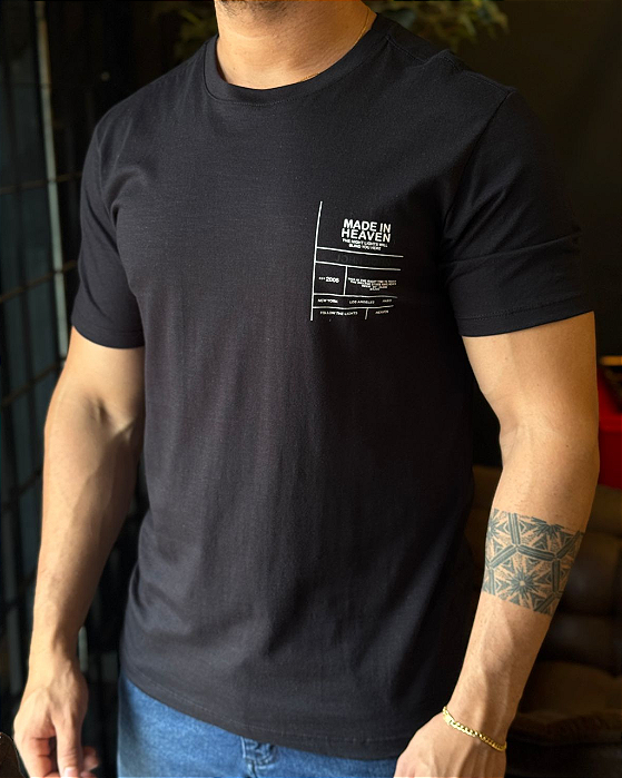 Camiseta Midnight Feel Preta John John