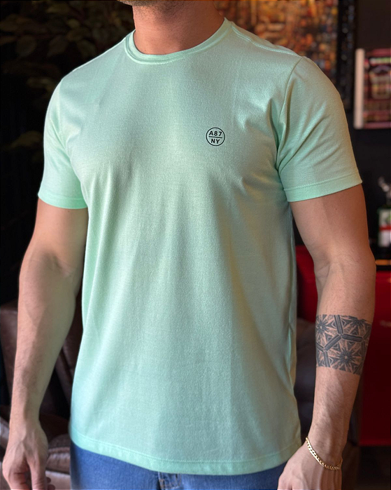 Camiseta A87 Verde Claro Aeropostale