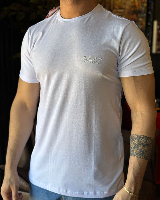 Camiseta Cotton Branca Aeropostale