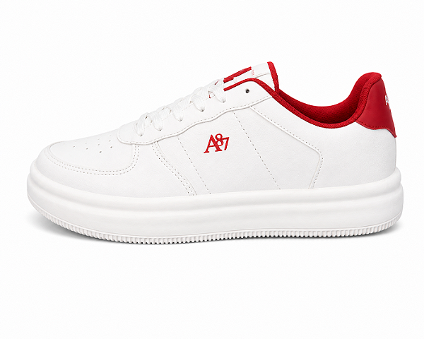 Tenis Casual Branco e Vermelho Aeropostale
