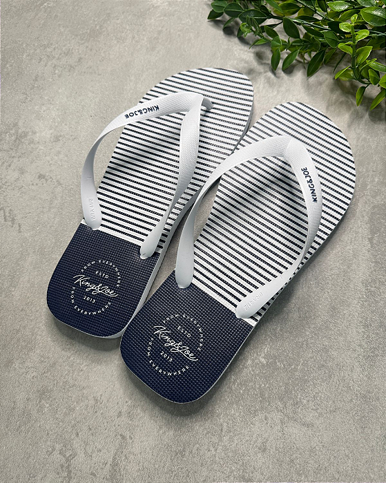 Chinelo Azul Marinho King & Joe