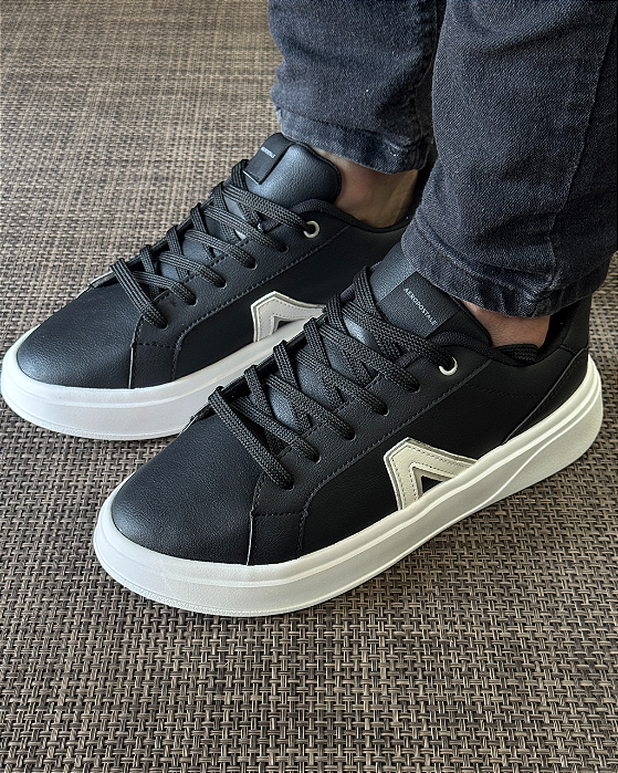 Tênis Casual Coverline Preto Aeropostale