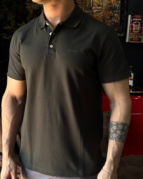 Gola Polo Verde Militar John John