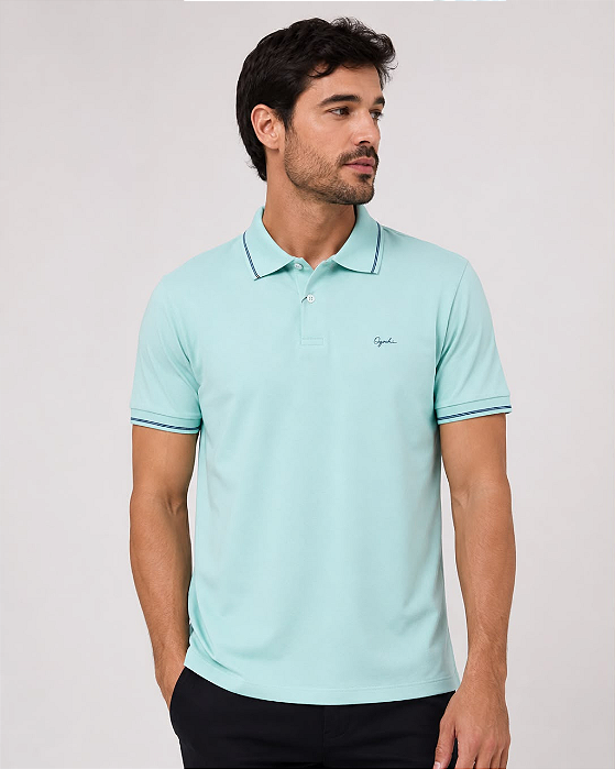 Gola Polo Verde Água Ogochi