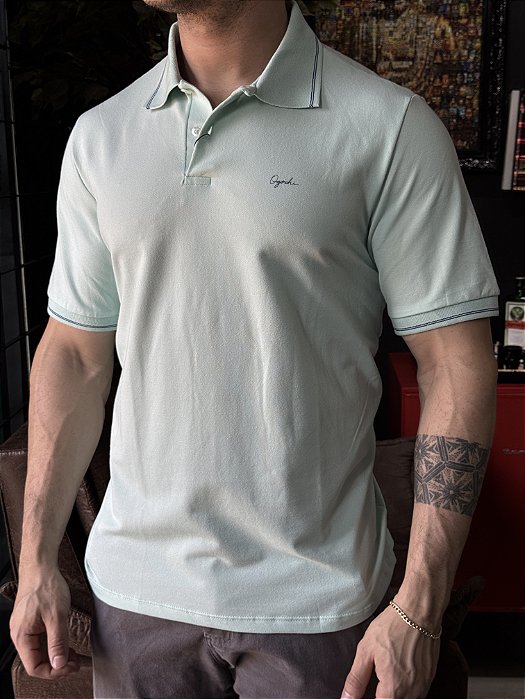 Gola Polo Verde Água Ogochi