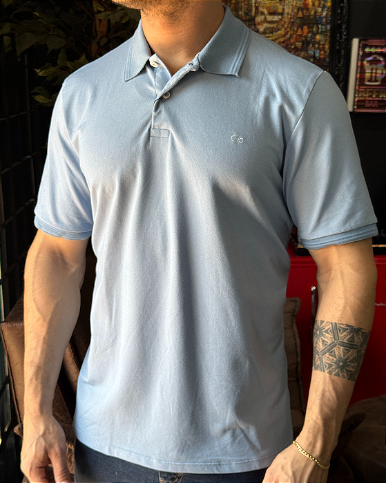 Gola Polo Azul Claro Ogochi