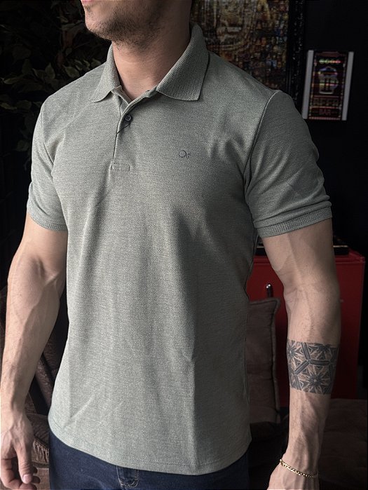Gola Polo Essencial Slim Verde Ogochi
