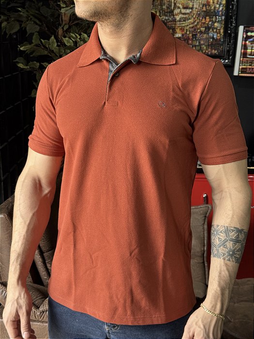 Gola Polo Essencial Terracota Ogochi