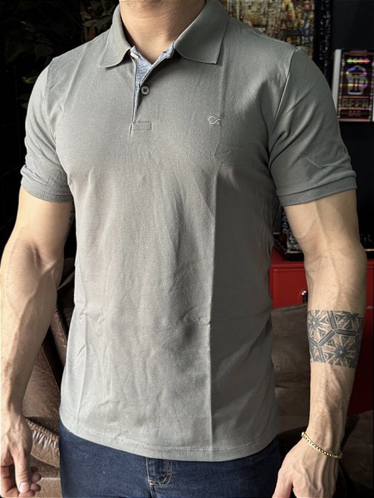 Gola Polo Essencial Cinza Ogochi