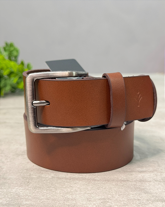 Cinto Couro Soleta Brown Eros