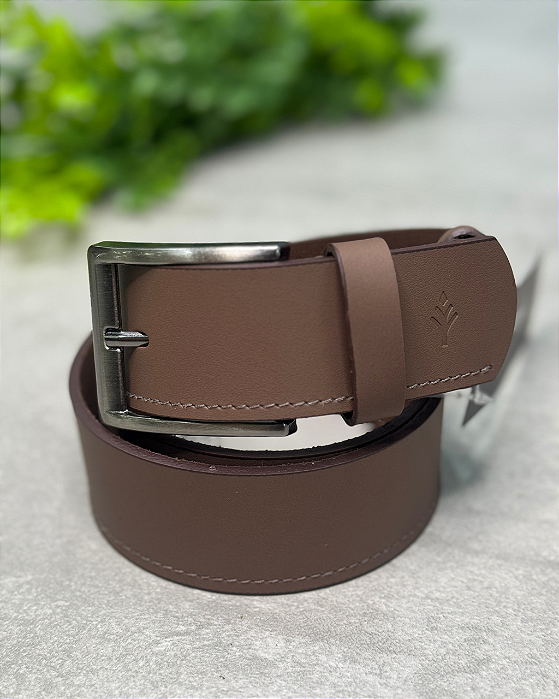 Cinto Couro Soleta Bege Eros