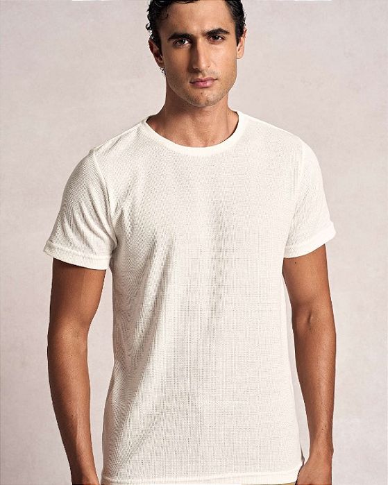 Camiseta Texture Off White Ankor