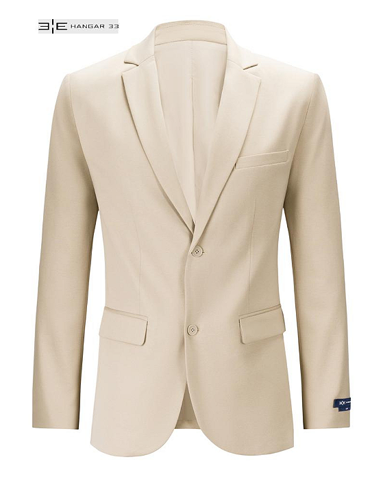 Blazer Alfaiataria Bege Hangar 33