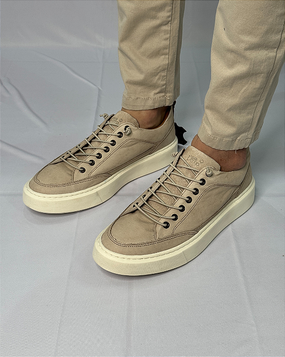 Tenis Detroit Couro Off White Perlatto