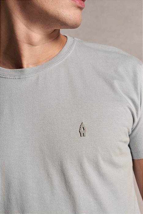 Camiseta Básica Cinza Claro Ankor